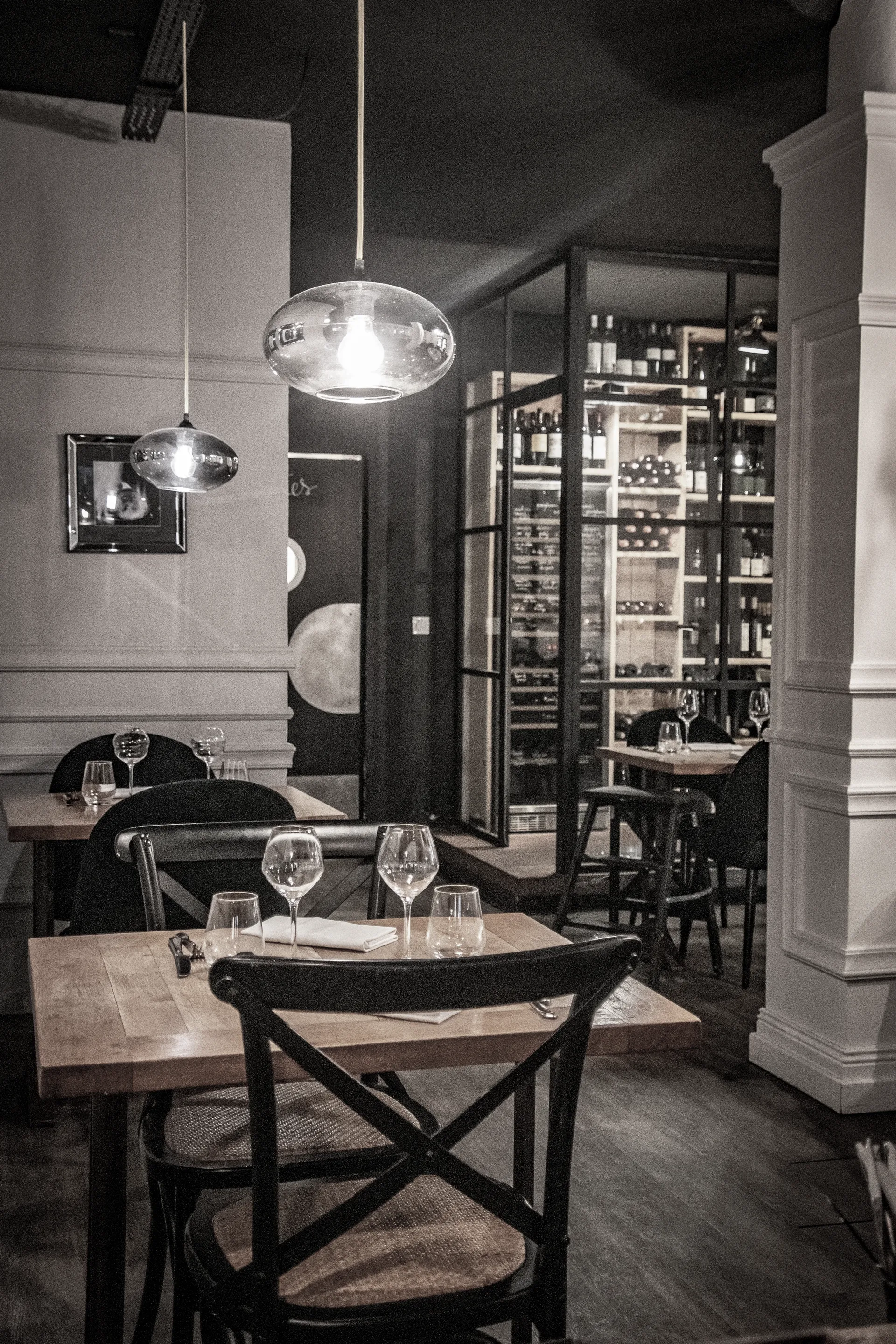 Intérieur élégant du restaurant